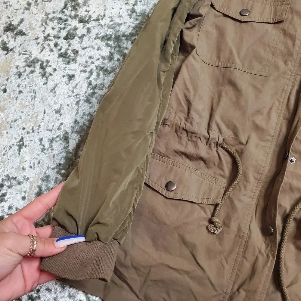 Lulu's Style Sergeant Olive Green Jacket - Picture 5 of 9